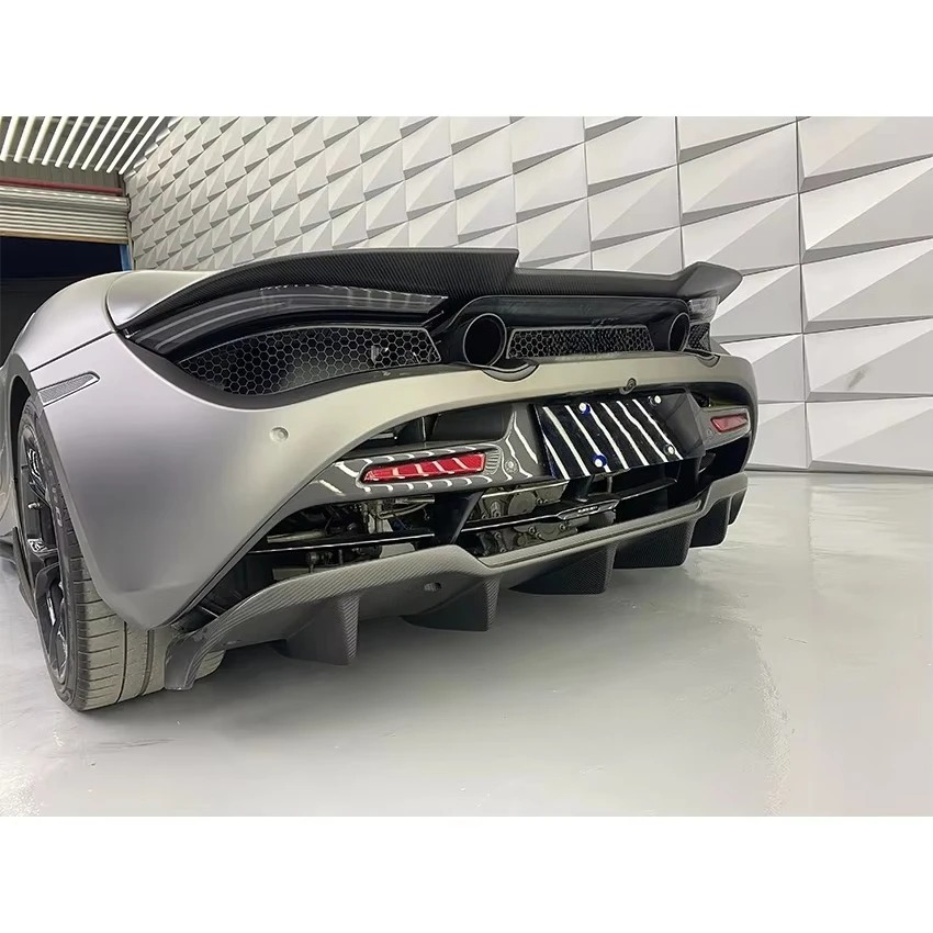 Facelift Kit R Style Dry Carbon Fiber Body Kit For  720s Kit 2017-2019 With Front Lip Side Skirts Rear Wing Diffuser